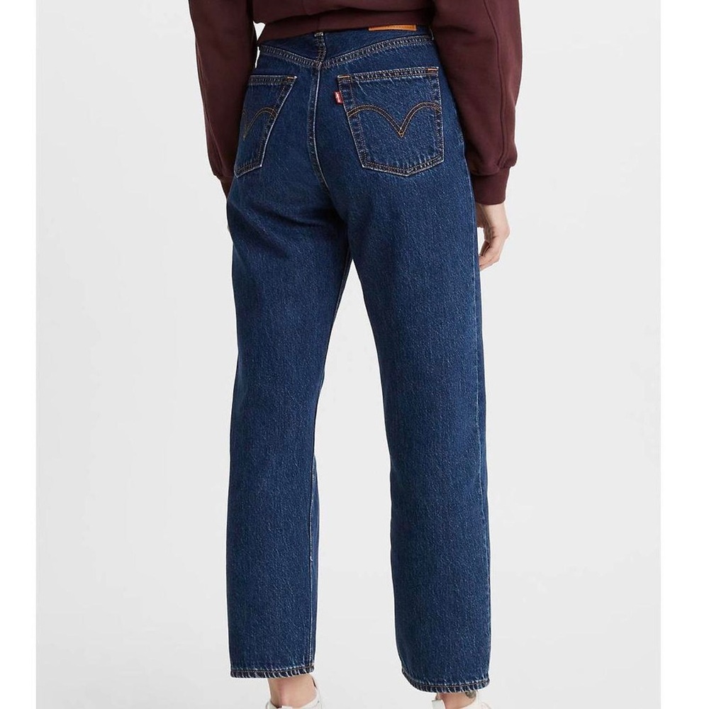 Levi's Premium 90s Ribcage Straight Ankle Jeans Size 23, RARE SIZE FIND Like New - Picture 8 of 16